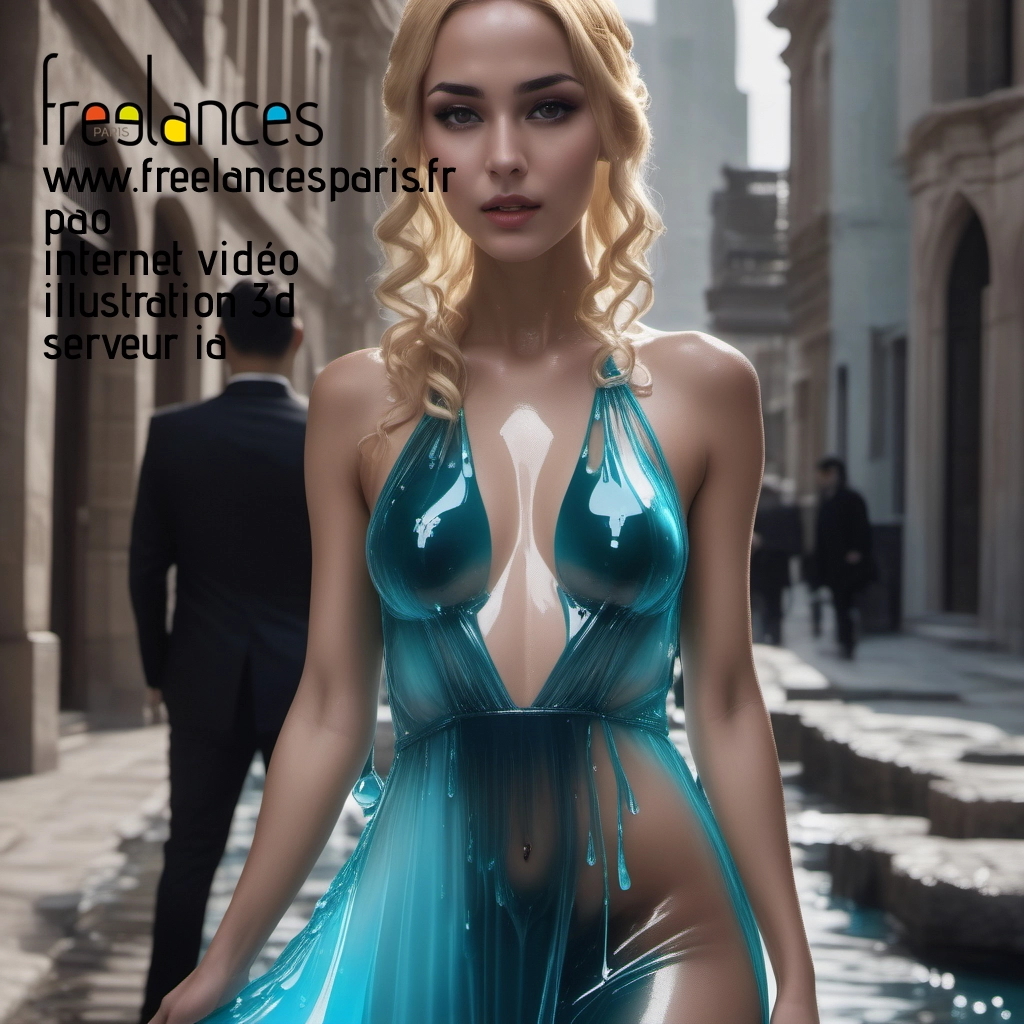 Pao mise en page internet vidéo illustration 3d serveur IA générative AI freelance paris studio de création magazines mpq2r820